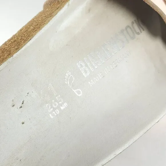 Birkenstock Women's Madrid Big Buckle EU41 US10 Leather Light Pink Slide Sandals - Picture 12 of 16